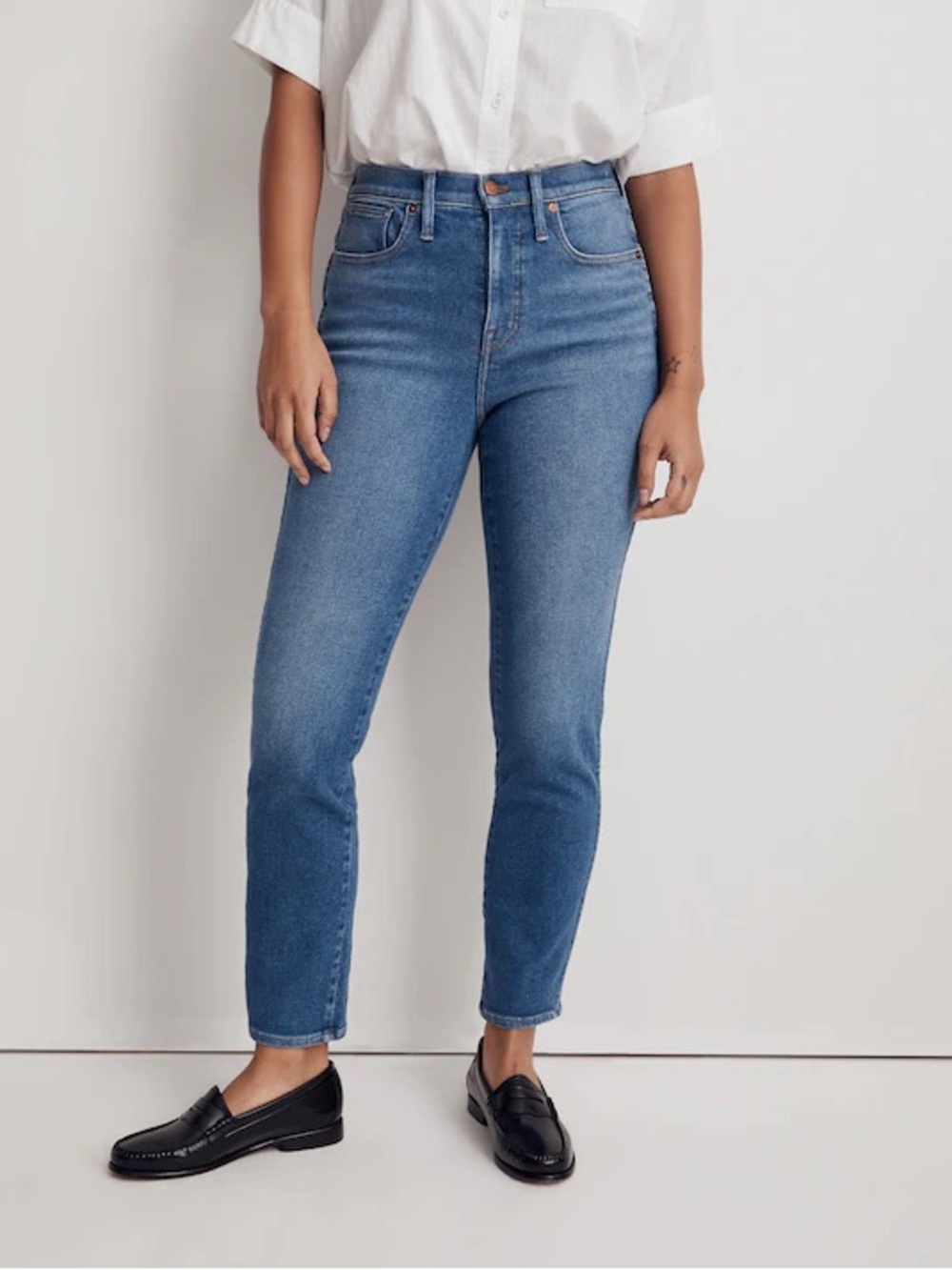 Madewell Curvy Stovepipe Jeans in Leaside Wash size 33